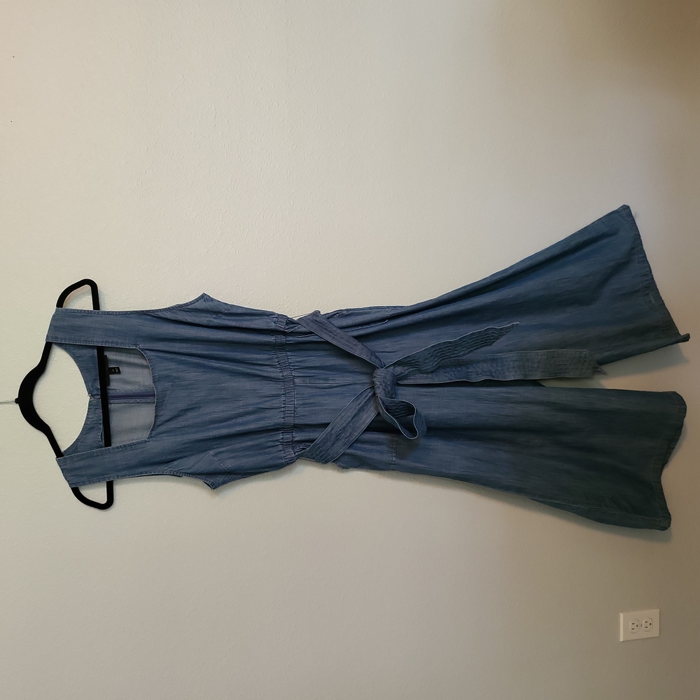 Lane Bryant Belted Jumpsuit